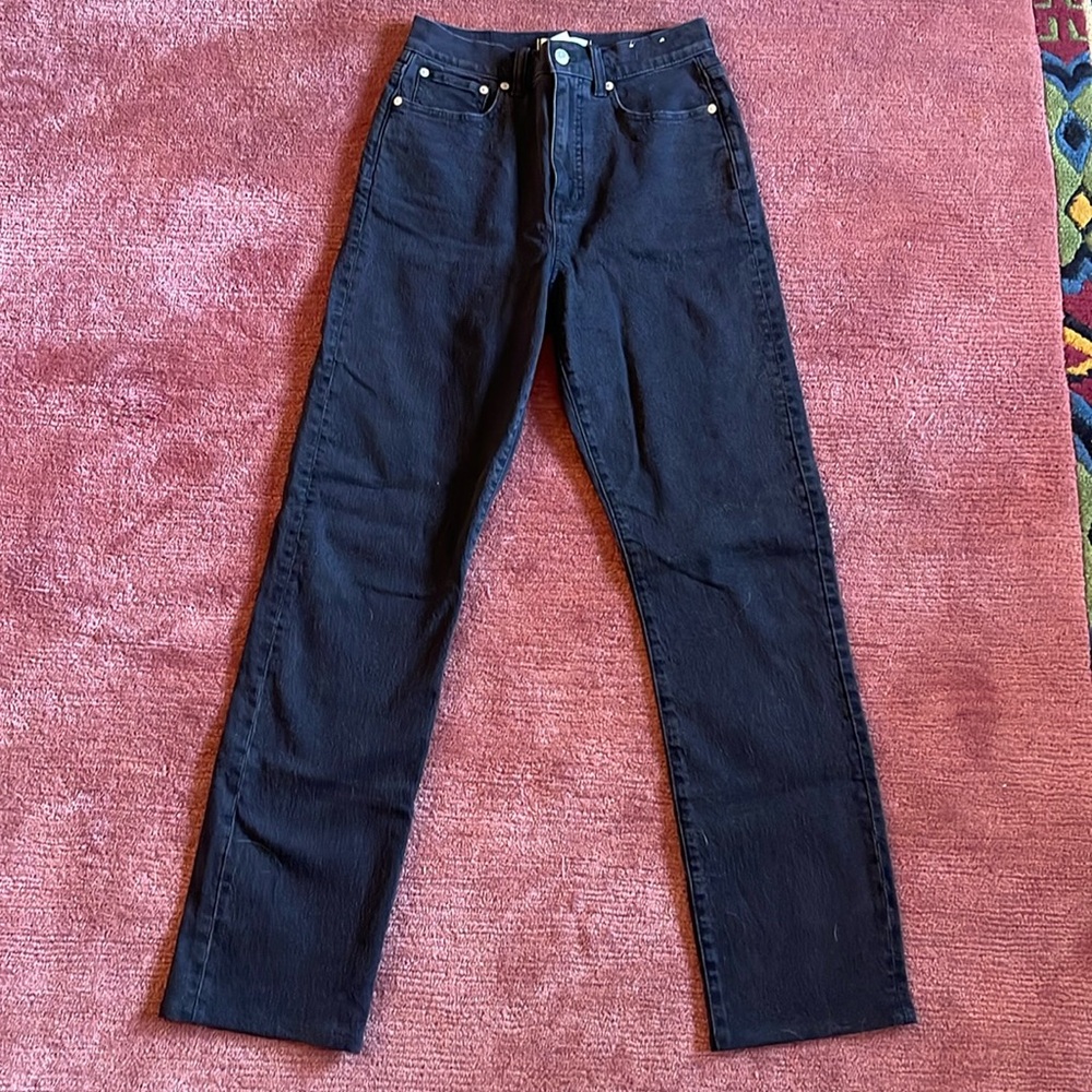 Madewell 26 T ‘90s Straight Jean NWTOT Black